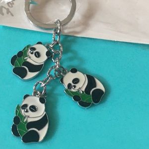 Cute panda keychain